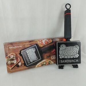 Vintage Sandwich Press stovetop retro in original boxe